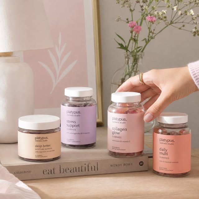 platypus wellness gummy jars